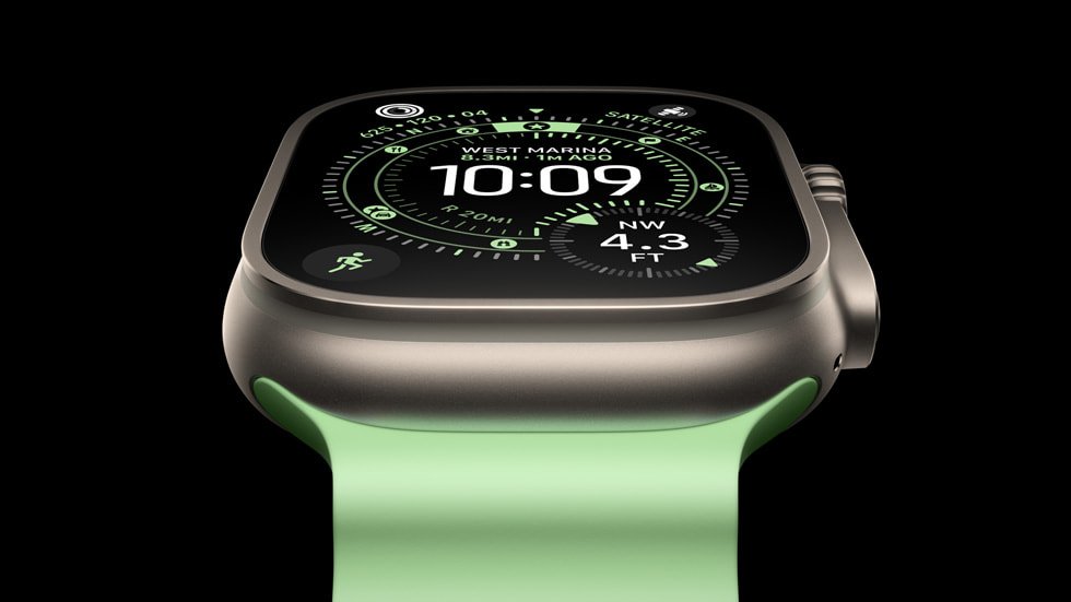 Display de 2,2" Apple Watch Ultra 3