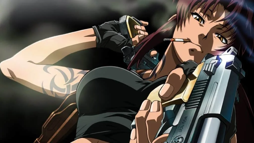 Black Lagoon anime Revy personagem principal.