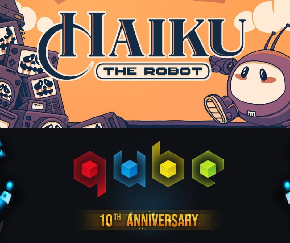 Jogos grátis da semana na Epic Games Store: Haiku the Robot e Q.U.B.E 10th Anniversary.