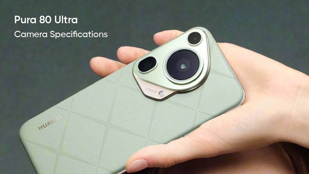 Huawei Pura 80 Ultra com módulo de câmera circular e sensor de 1 polegada.