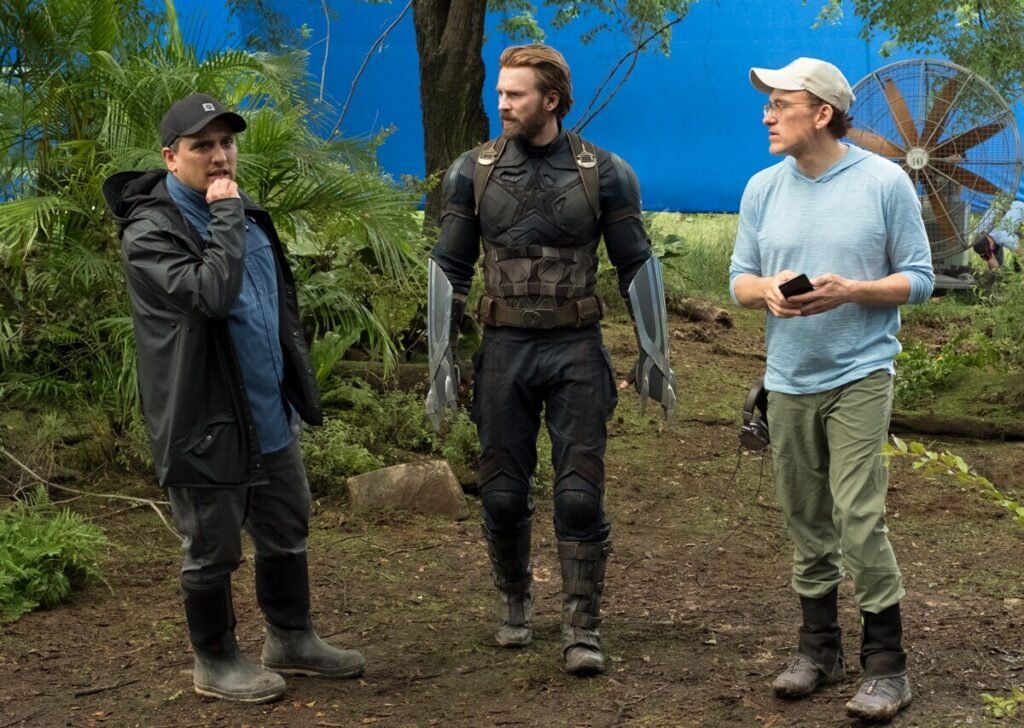 Irmãos Russo no Set de Infinity War.